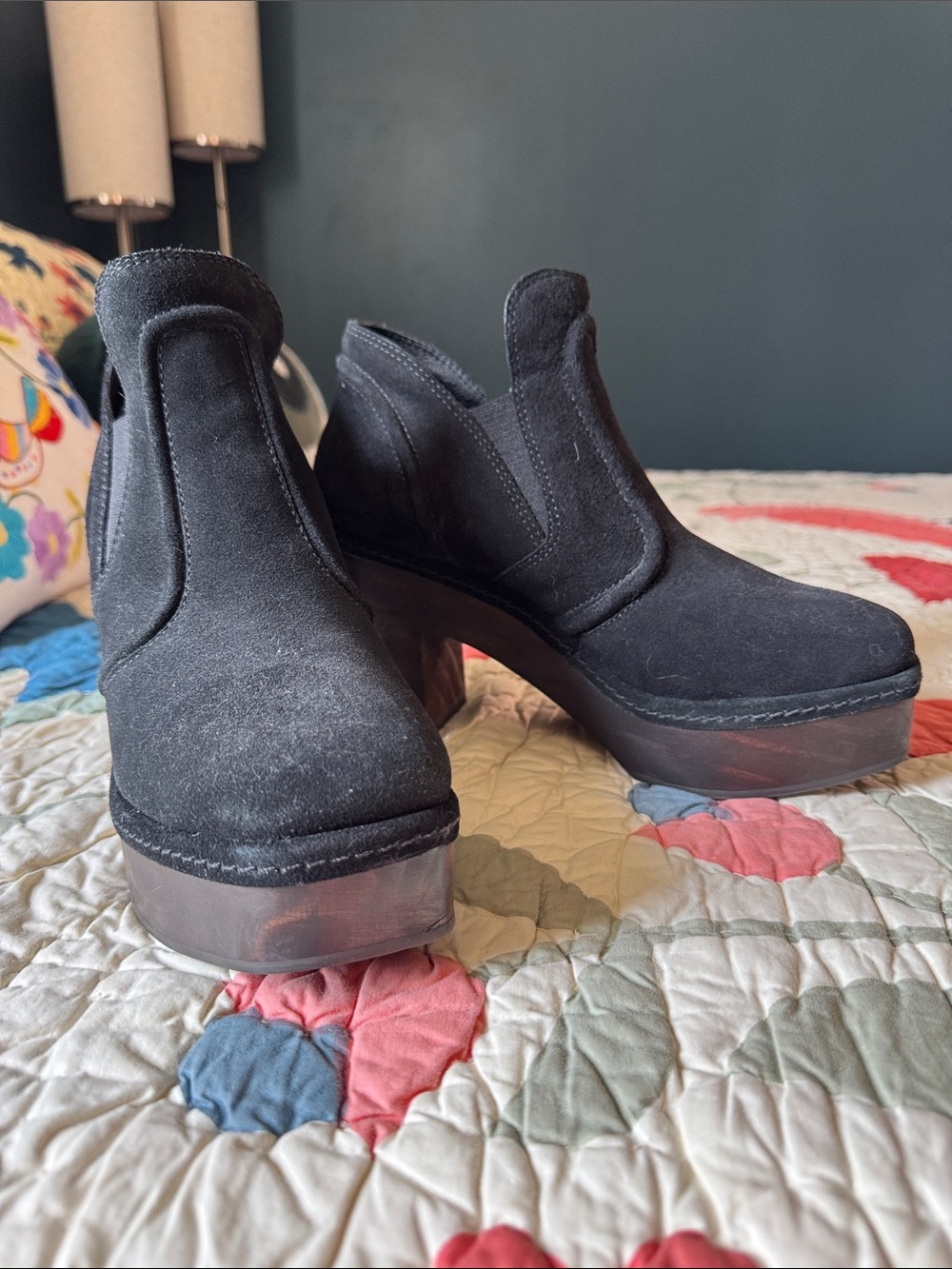 Matisse Jolie platforms platform size 9 black suede